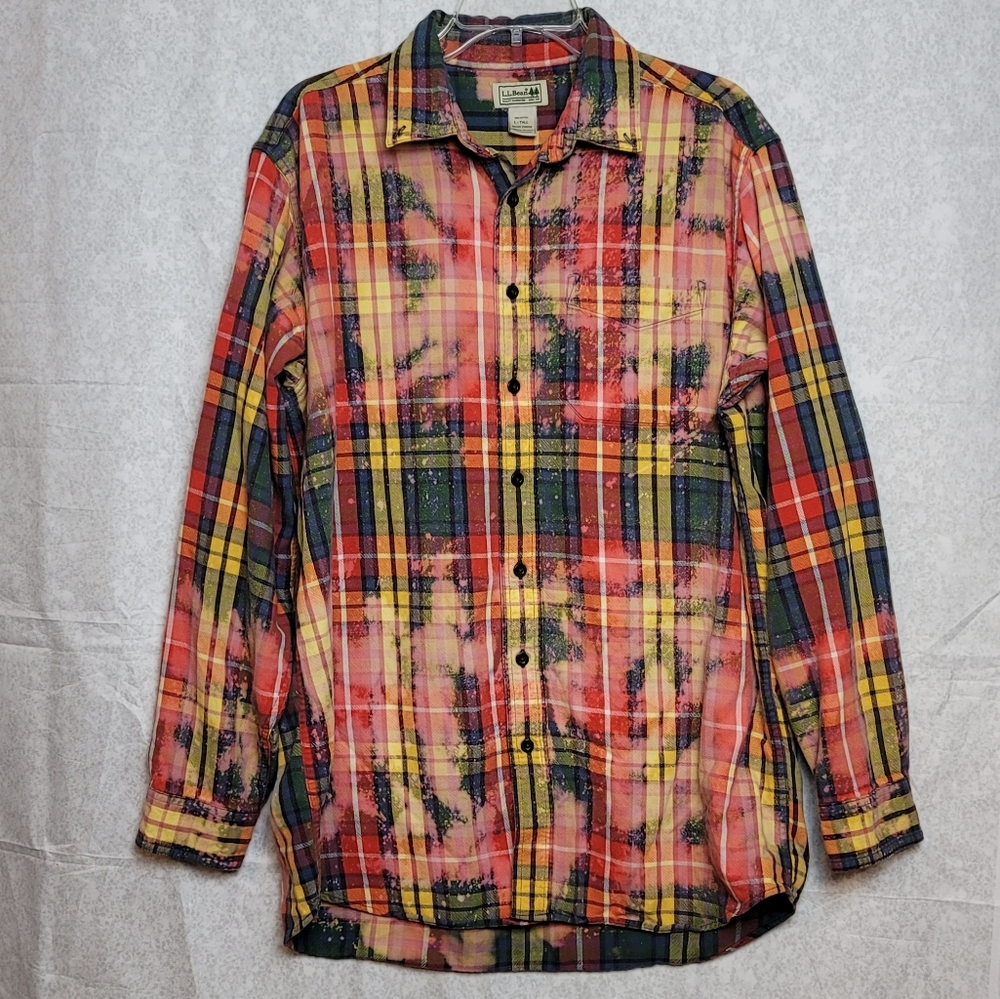 SOLD L.L. Bean Flannel Shirt - Picture 2 of 9